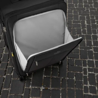 Delsey Dita Μεγάλη Βαλίτσα 79cm Expand Μαύρη