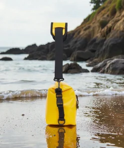 Caterpillar Roll-top Crossbody Αδιάβροχο Κίτρινο 84956-42