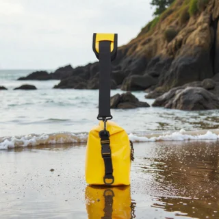 Caterpillar Roll-top Crossbody Αδιάβροχο Κίτρινο 84956-42