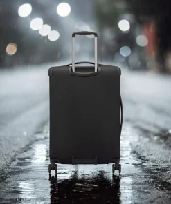 Delsey Montmartre 3 Βαλίτσα Μεσαία Expandable 66cm Black