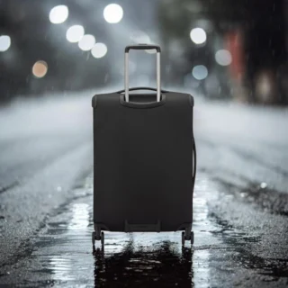 Delsey Montmartre 3 Βαλίτσα Μεσαία Expandable 66cm Black