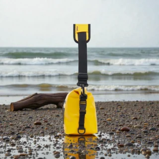 Caterpillar Roll-top Crossbody Αδιάβροχο Κίτρινο 84956-42