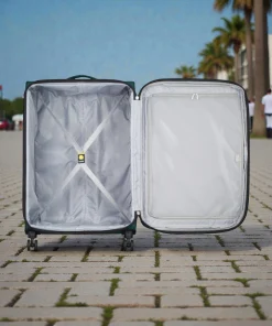 Delsey Dita Μεγάλη Βαλίτσα 79cm Expand Πράσινη