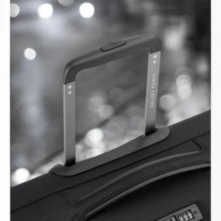 Delsey Montmartre 3 Βαλίτσα Μεσαία Expandable 66cm Black