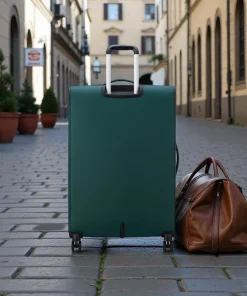 Delsey Dita Μεγάλη Βαλίτσα 79cm Expand Πράσινη