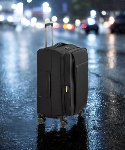 Delsey Montmartre 3 Βαλίτσα Μεσαία Expandable 66cm Black