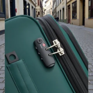 Delsey Dita Μεγάλη Βαλίτσα 79cm Expand Πράσινη