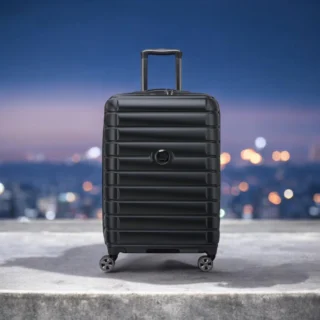 Delsey Shadow Βαλίτσα Μεσαία Expandable 66cm Μαύρη
