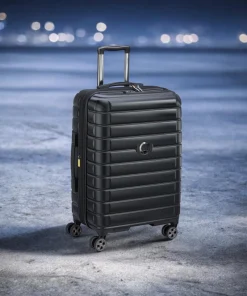 Delsey Shadow Βαλίτσα Μεσαία Expandable 66cm Μαύρη