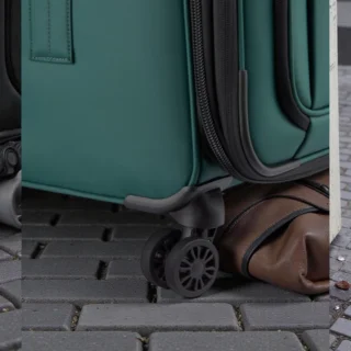 Delsey Dita Μεγάλη Βαλίτσα 79cm Expand Πράσινη