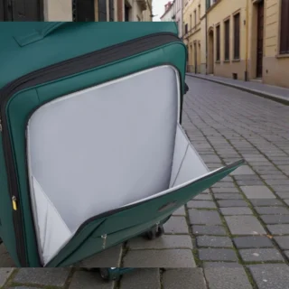 Delsey Dita Μεγάλη Βαλίτσα 79cm Expand Πράσινη