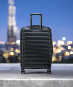 Delsey Shadow Βαλίτσα Μεσαία Expandable 66cm Μαύρη