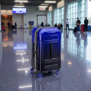 Delsey Rempart Trunk 73cm Expand Βαλίτσα Μπλε