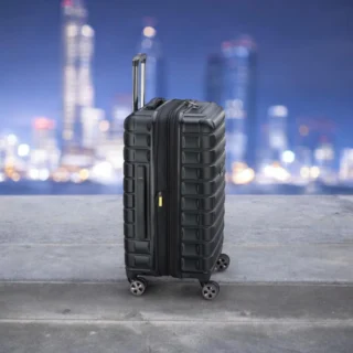 Delsey Shadow Βαλίτσα Μεσαία Expandable 66cm Μαύρη