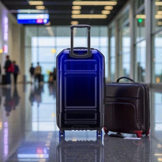 Delsey Rempart Trunk 73cm Expand Βαλίτσα Μπλε