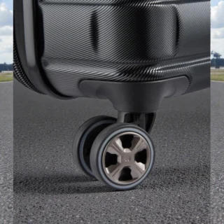 Delsey Shadow Μεγάλη Βαλίτσα 75cm Expand Μαύρη