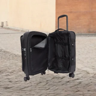 Kipling Spontaneous S Βαλίτσα Καμπίνας 53cm Black Noir