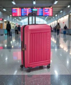 Delsey Lutece SE Βαλίτσα Πολύ Μεγάλη Expandable 79cm Ματζέντα