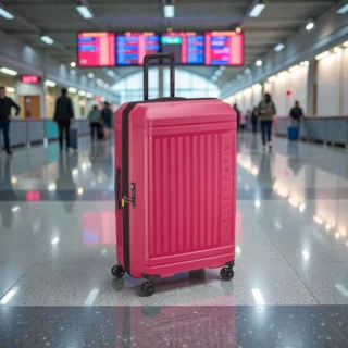 Delsey Lutece SE Βαλίτσα Πολύ Μεγάλη Expandable 79cm Ματζέντα