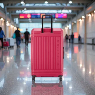 Delsey Lutece SE Βαλίτσα Πολύ Μεγάλη Expandable 79cm Ματζέντα