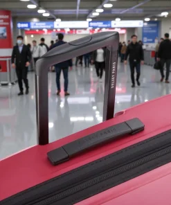 Delsey Lutece SE Βαλίτσα Πολύ Μεγάλη Expandable 79cm Ματζέντα