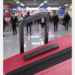 Delsey Lutece SE Βαλίτσα Πολύ Μεγάλη Expandable 79cm Ματζέντα