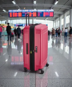 Delsey Lutece SE Βαλίτσα Πολύ Μεγάλη Expandable 79cm Ματζέντα