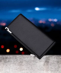 William Polo Πορτοφόλι Δερμάτινο Ανδρικό Μαύρο