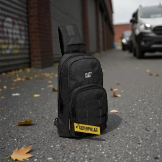 Caterpillar Ανδρικό Body Τσαντάκι Στήθους 84932-01 Μαύρο