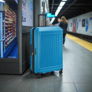 Delsey Lutece SE Βαλίτσα Πολύ Μεγάλη Expandable 79cm Peacock