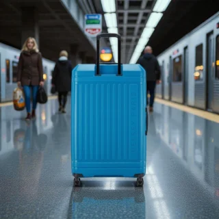 Delsey Lutece SE Βαλίτσα Πολύ Μεγάλη Expandable 79cm Peacock