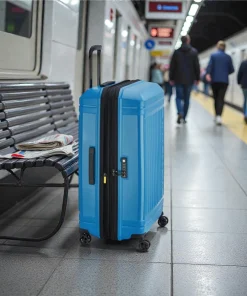 Delsey Lutece SE Βαλίτσα Πολύ Μεγάλη Expandable 79cm Peacock