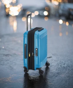 Delsey Lutece SE Βαλίτσα Καμπίνας Slim Expandable 55cm Peacock