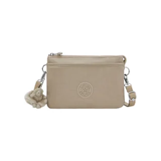 Kipling Τσαντάκι Ώμου Riri Soft Taupe Γυναικείο