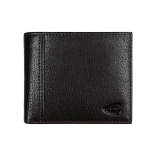 camel active Pine Ανδρικό Δερμάτινο Πορτοφόλι Μαύρο