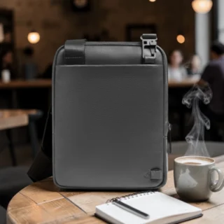 Piquadro W137 Τσαντάκι Ώμου Black