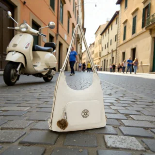 Kipling Τσάντα Ώμου Yenna Soft Sand Γυναικεία