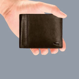 camel active Pine Ανδρικό Δερμάτινο Πορτοφόλι Καφέ