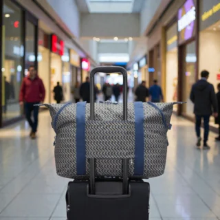 Kipling Τσάντα Tote Art M Large Blue on Wire Shop