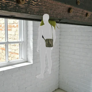 Camel Active Shores Τσάντα Ώμου Χιαστί Χακί