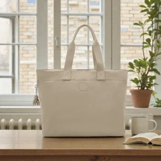 Kipling Colissa Up Boho Tan Τσάντα Ώμου Laptop 15”