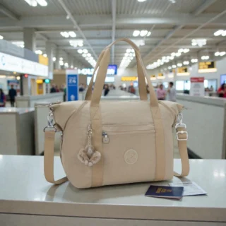 Kipling Medium Art Soft Taupe Τσάντα Tote