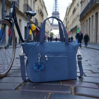 Kipling Medium Art Casual Blue Τσάντα Tote