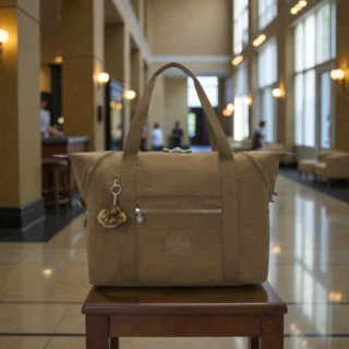 Kipling Large Art M Smooth Khaki Τσάντα Tote