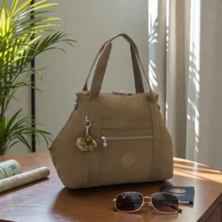 Kipling Large Art M Smooth Khaki Τσάντα Tote