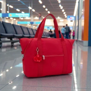 Kipling Large Art M Ruby Red Τσάντα Tote