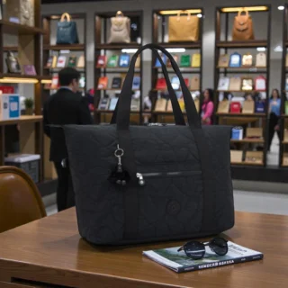 Kipling Τσάντα tote Large Art M Many Hearts Black