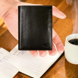 camel active Pine Όρθιο Πορτοφόλι Ταυτότητας Μαύρο