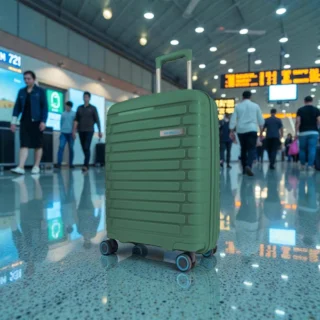 BG Berlin βαλίτσα καμπίνας expandable 54cm Soda Dark Green