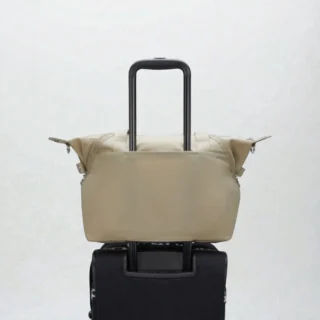 Kipling Τσάντα Ώμου New Art Duo Pocket Boho Tan